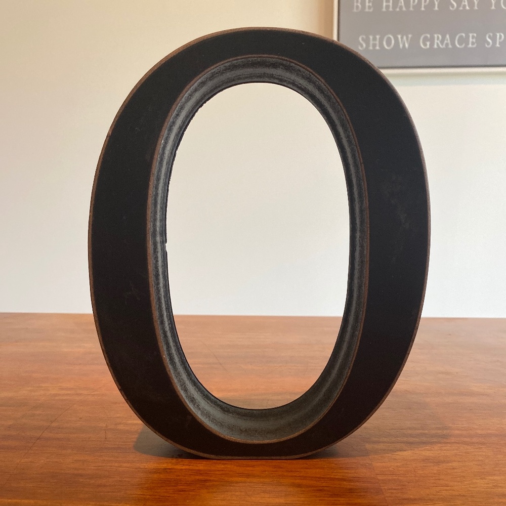 COPY - NWT Wood letter O